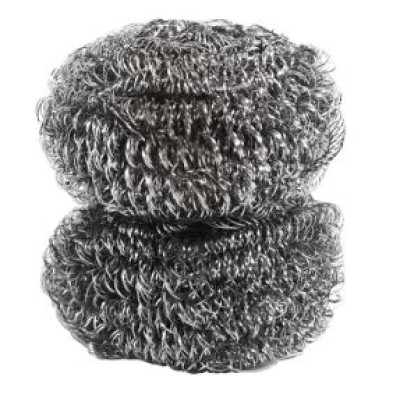 Губка металлическая для посуды 2 шт Baizheng