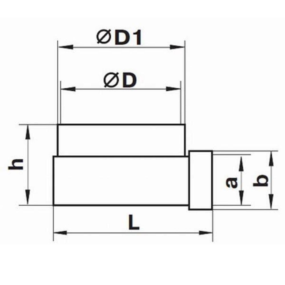 Соединительное колено 55*110/d=100