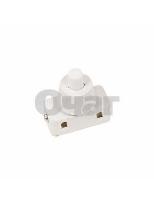 Выключатель-кнопка 250V 2А (2с) ON-OFF  белый (для настольной лампы)  REXANT