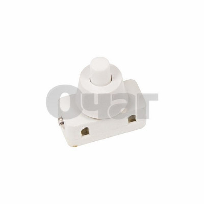 Выключатель-кнопка 250V 2А (2с) ON-OFF  белый (для настольной лампы)  REXANT