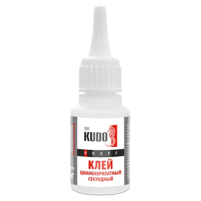 Клей Kudo цианакрилатный секундный 20гр