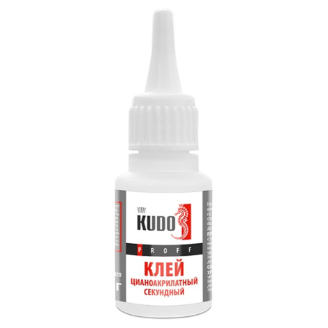 Клей Kudo цианакрилатный секундный 20гр
