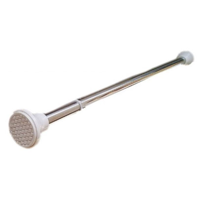 Карниз нерж сталь для ванной 150-200 см прямой стальной Baizheng