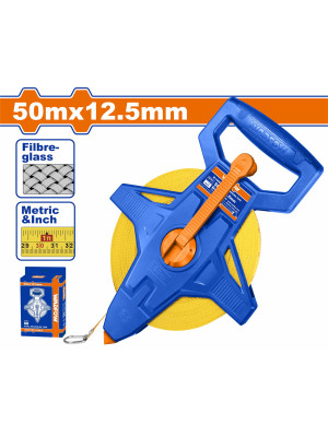Рулетка геодезическая  50*12,5 мм фибергласовая WADFOW WMT2550