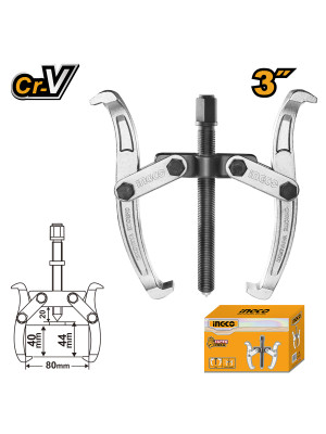 Съемник с двумя захватами 75мм INGCO HGP08023 INDUSTRIAL