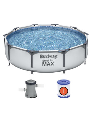 Бассейн каркасный 305*76 см 4678 л фильтр-насос BestWay