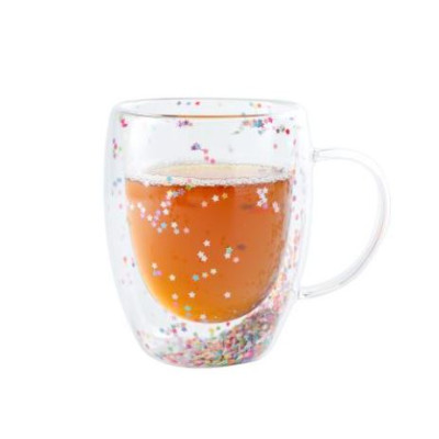 Кружка стеклянный 250 мл с двойными стенками BZ-SCB019 Baizheng