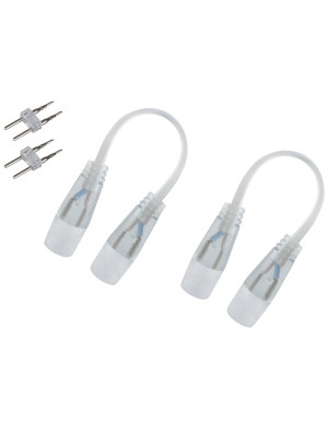 Коннектор для гибкого соединения неона SMD2835-220 B круглый TDM