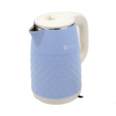 Чайник металлический электрический 2,5 л 1,8 кВт молочный черный Baizheng