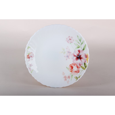 Тарелка стеклокерамическая десертная 19 см Аврора Коралл