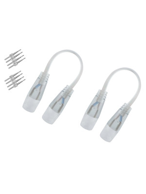 Коннектор для гибкого соединения неона SMD5050-RGB-220 B односторонний TDM
