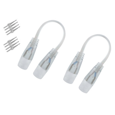 Коннектор для гибкого соединения неона SMD5050-RGB-220 B односторонний TDM Коннектор для гибкого соединения неона SMD5050-RGB-220 B односторонний TDM