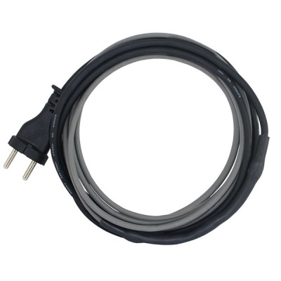 Кабель греющий саморегулирующийся на трубу комплект с вилкой 