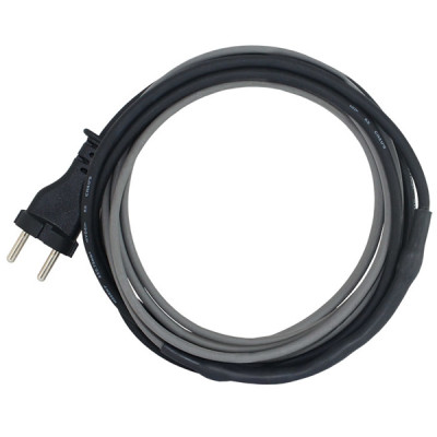 Кабель греющий саморегулирующийся на трубу комплект с вилкой 