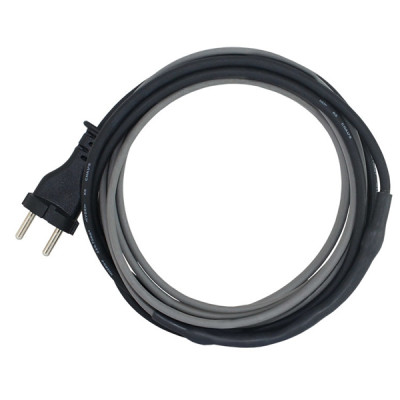 Кабель греющий саморегулирующийся на трубу комплект с вилкой 