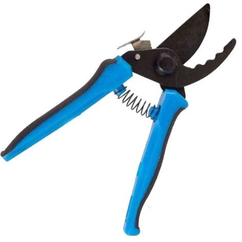 Секатор Горизонт 190мм С-41-8 оксидированный зубчатый