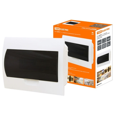 Бокс ЩРВ-П-12 модулей встраиваемый пластик IP40 TDM Бокс ЩРВ-П-12 модулей встраиваемый пластик IP40 TDM