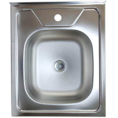 Мойка кухонная 50*60*16см 0,6мм. (без сифона) Vladiks L-404 Мойка кухонная 50*60*16см 0,6мм. (без сифона) Vladiks L-404