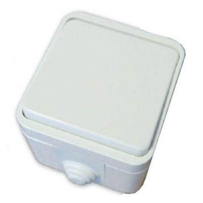 Розетка 1 мест 2П+3 ОУ с крышкой IP44 16A белая Розетка 1 мест 2П+3 ОУ с крышкой IP44 16A белая