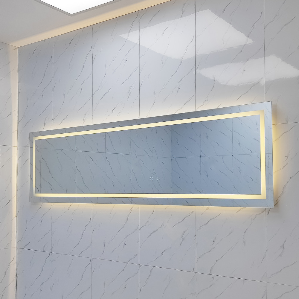 Зеркало для ванной 40*140 см LED подсветка антизапотевание прямоугольное KN-839A140/40 KNOIS