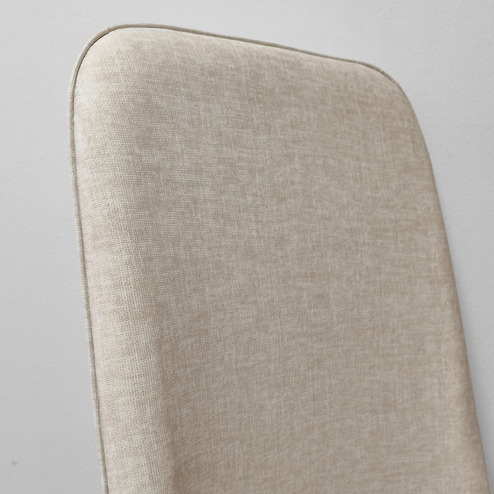 Стул металлический Baizheng 89×40×40 см, текстиль, серо-бежевый, до 150 кг