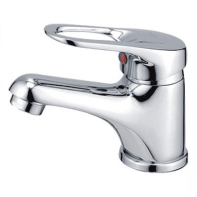 Смеситель для умывальника однорыч. 35мм на шпильке Латунь Хром Ledeme L1037