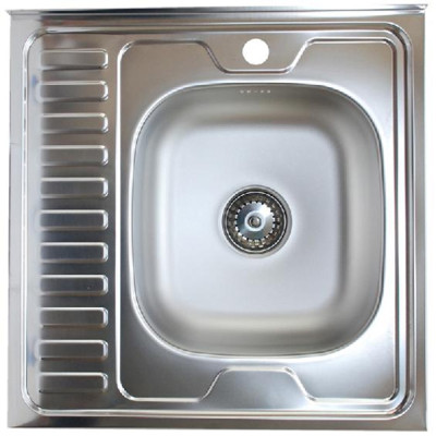Мойка кухонная 60*60*16см 0,6мм. (без сифона) Vladiks L-403 правая Мойка кухонная 60*60*16см 0,6мм. (без сифона) Vladiks L-403 правая