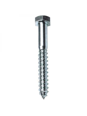 Шурупы для лаг и реек цинк 6* 80 (коробка 100шт) Ф Шурупы для лаг и реек цинк 6* 80 (коробка 100шт) Ф