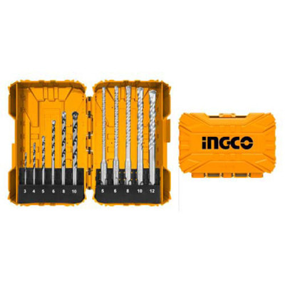 Набор сверл по бетону 11шт INGCO