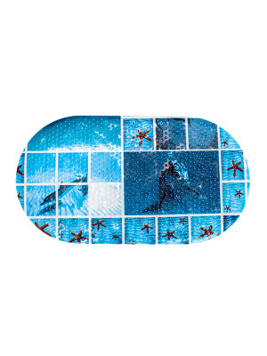 Коврик SPA 69*38см Bubbles FV9-B Дельфины (10) Вилина