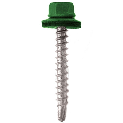 Саморез кровельный 4,8*35 Зеленый лист RAL 6002