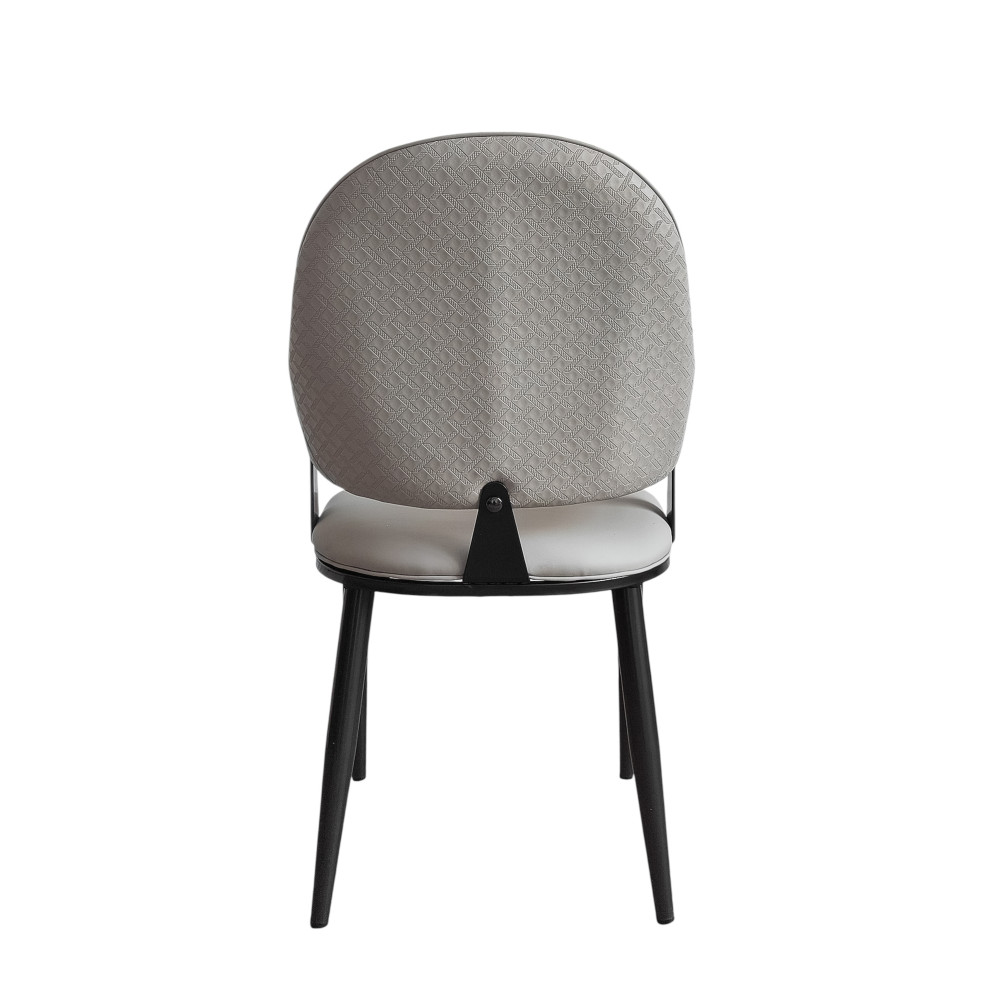 Стул металлический Baizheng 90×49×46 см, искусственная кожа, песочный, до 150 кг