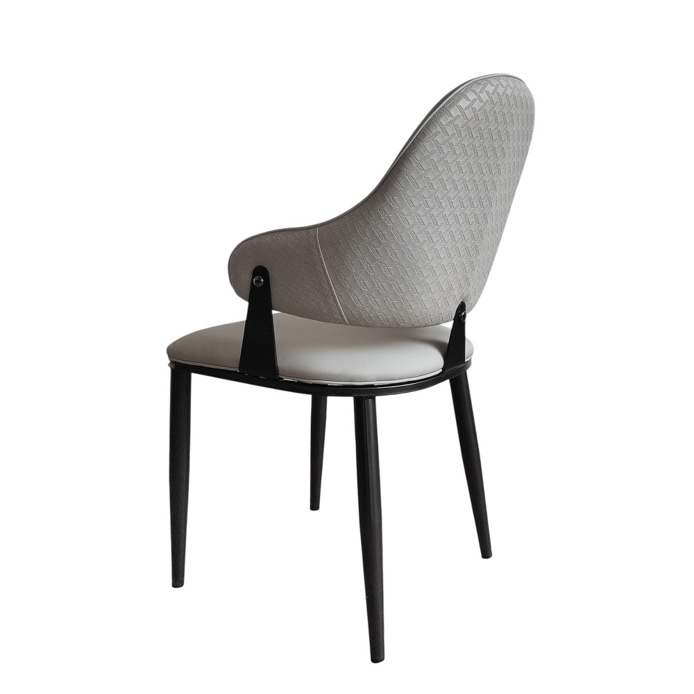 Стул металлический Baizheng 90×49×46 см, искусственная кожа, песочный, до 150 кг