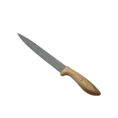 Нож нерж сталь 33.5 см деревянная ручка Baizheng