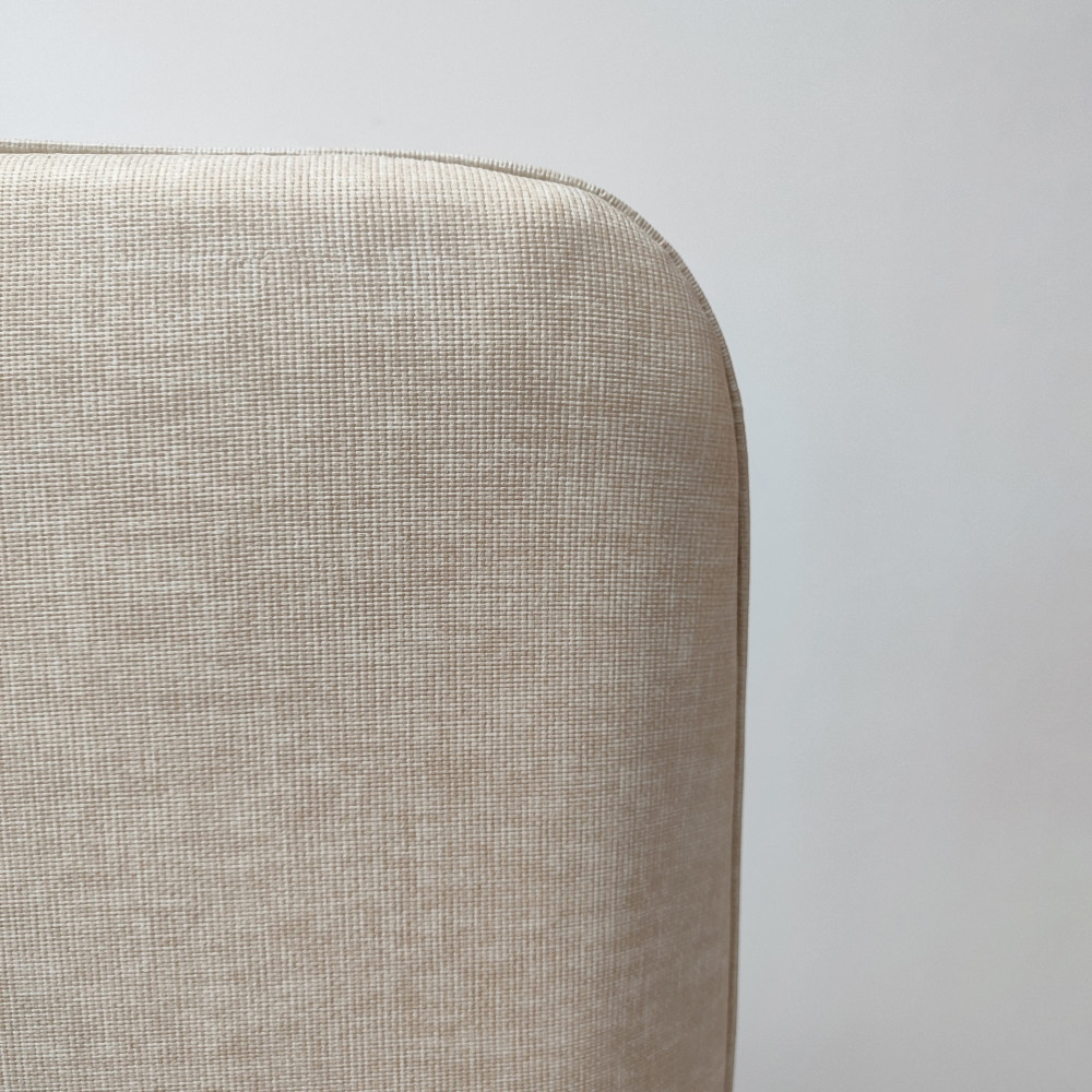 Стул металлический Baizheng 89×40×40 см, текстиль, серо-бежевый, до 150 кг