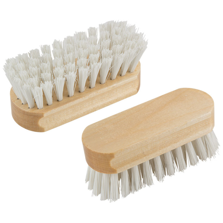 Щетка деревянная для одежды 9,4*3,5*4 см из искусственной щетины Рыжий Кот