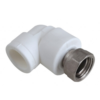 Уголок с накидной гайкой  20 х 3/4 полипропилен AS