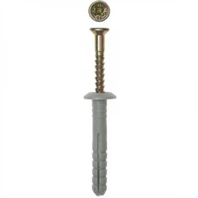 Дюбель-гвоздь гриб 6*60 пакетик Дюбель-гвоздь гриб 6*60 пакетик
