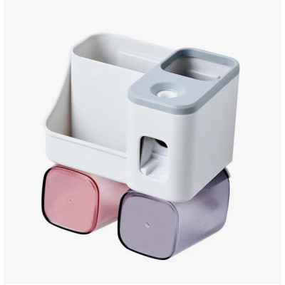 Органайзер пластиковый для ванной 15,8*11,5*18 см белый Baizheng