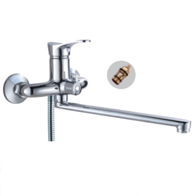 Смеситель DIKALAN для ванны однорыч. 35мм длин. излив (12) D2214 Смеситель DIKALAN для ванны однорыч. 35мм длин. излив (12) D2214