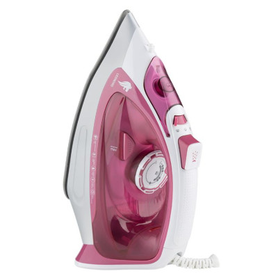 Утюг 2,6 кВт керамическая подошва 23,5 см пар удар спрей самоочист розовый LE-1805 Leonord