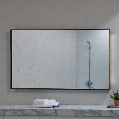 Зеркало для ванной 60*100 см LED подсветка антизапотевание прямоугольное KN-826A100/60 KNOIS