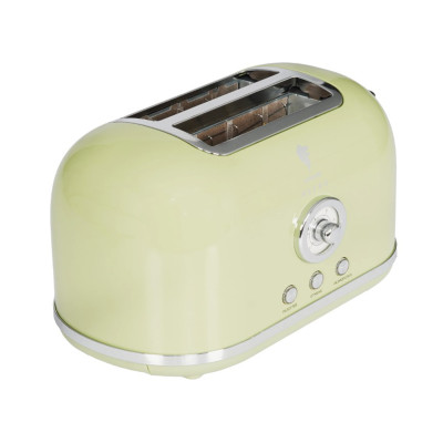 Тостер 815 Вт 2 слота 120*120*38 мм 6 степ прожарки LED подсв зеленый LE-1906/1 Retro Leonord