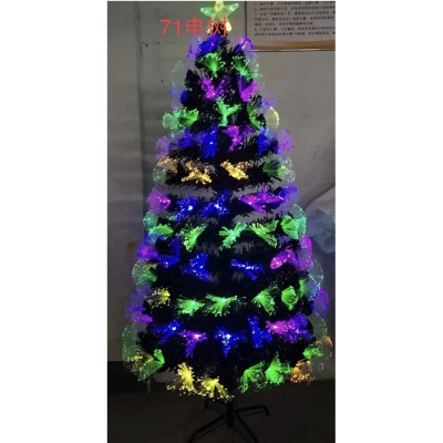 Ель светодиодная 120 см led мультиколор светящиеся кончики веток пласт подставка 71 Fex