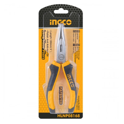 Тонкогубцы 160мм INGCO изогнутые