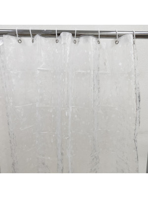 Штора для ванной 180х200см Baizheng BZ-MS0733 PEVA 90 г/см (12 колец) 3D с блестками Штора для ванной 180х200см Baizheng BZ-MS0733 PEVA 90 г/см (12 колец) 3D с блестками
