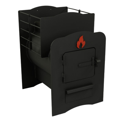 Печь банная  Славянка -12 куб.м толщина 6мм 647*423*507мм выход ф115