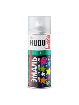 Эмаль аэрозольная Kudo флуоресцентная белая 520мл Эмаль аэрозольная Kudo флуоресцентная белая 520мл