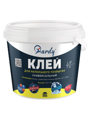 Клей для напольных покрытий универсальный 4 кг(4шт) HARDY Клей для напольных покрытий универсальный 4 кг(4шт) HARDY