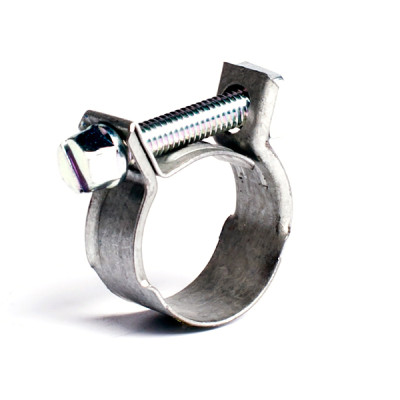 Хомут мини металл 6-8 мм стяжной Хомут мини металл 6-8 мм стяжной